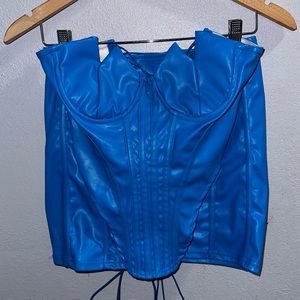 2 piece faux leather set from PLT.